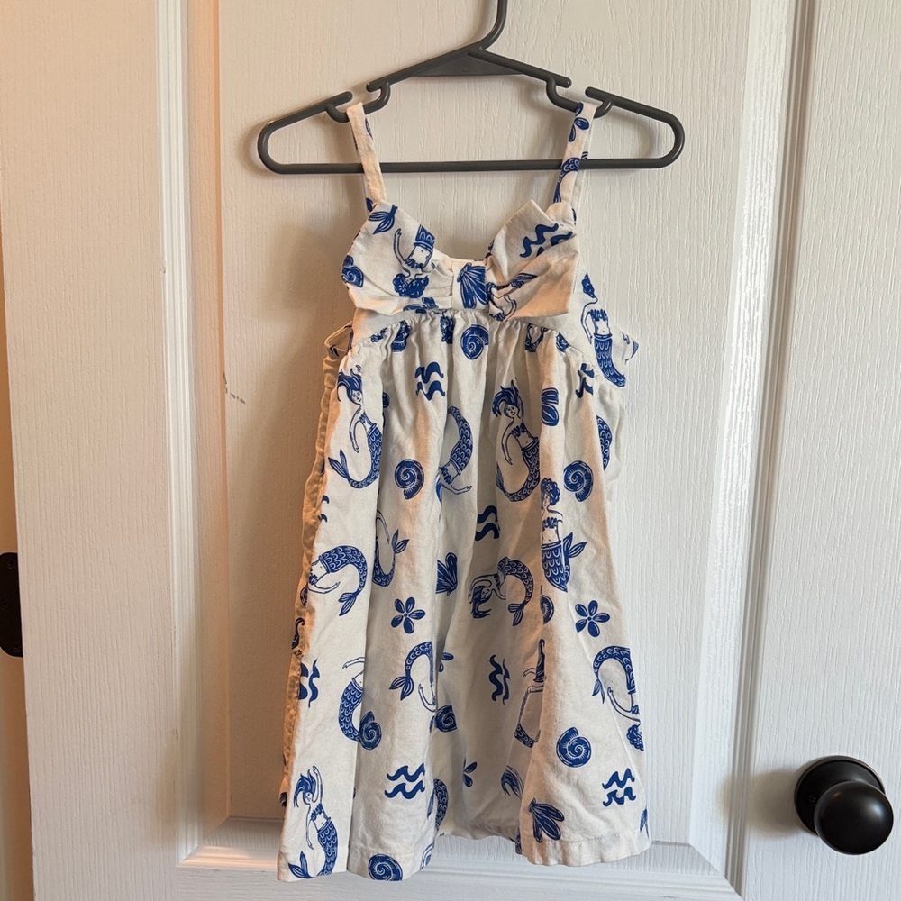 Blue and White Kids Dress